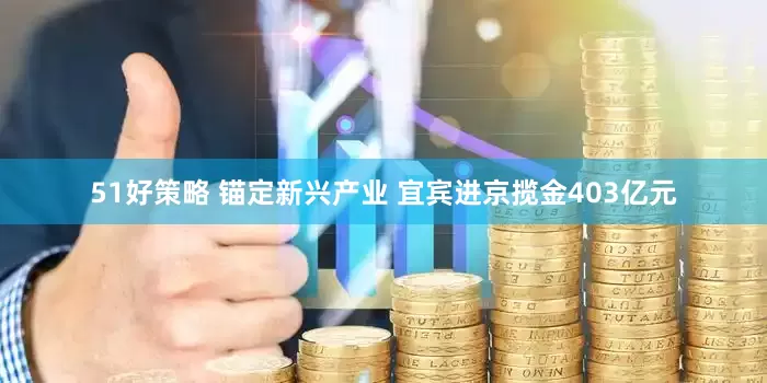 51好策略 锚定新兴产业 宜宾进京揽金403亿元